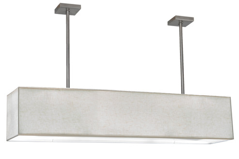 Quadrato Two Light Pendant in Brushed Nickel (57|154149)