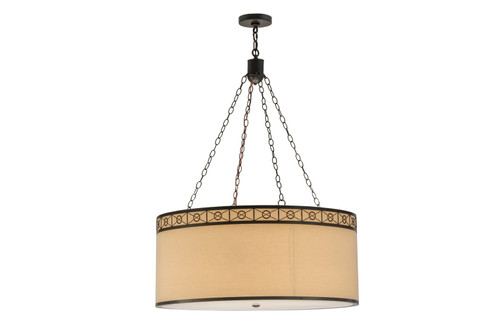 Cilindro Six Light Pendant in Timeless Bronze (57|150293)
