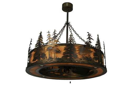 Tall Pines 20 Light Chandel-Air in Antique Copper,Burnished Copper (57|150260)