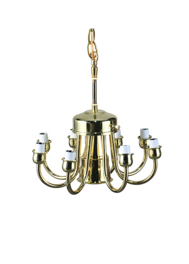 Cilindro Eight Light Chandelier Hardware in Oil Rubbed Bronze (57|14731)