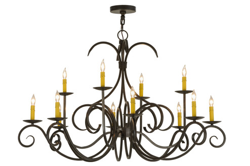 Cypress 12 Light Chandelier in Timeless Bronze (57|146968)