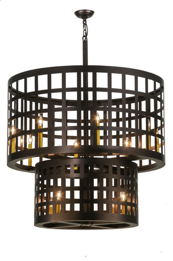 Cilindro 12 Light Pendant in Mahogany Bronze (57|146397)