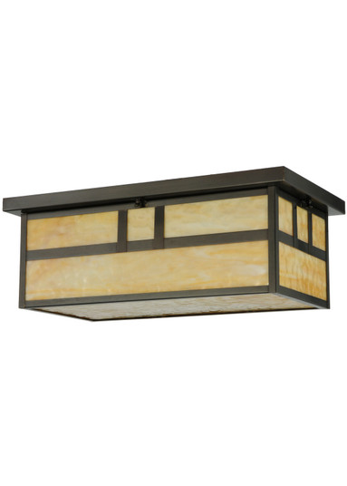 Hyde Park Two Light Flushmount in Craftsman Brown (57|141527)