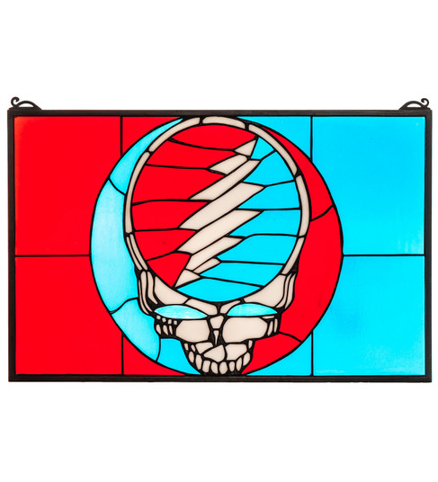 Greatful Dead Window in Red, White and Blue (57|141459)