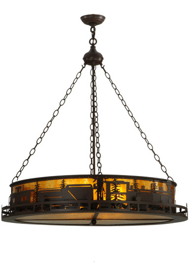 Train Four Light Pendant in Cafe-Noir (57|138263)