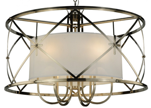 Penelope Six Light Pendant in Brushed Nickel (57|135929)