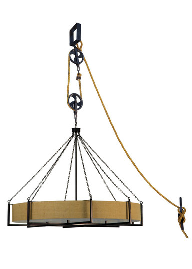 Cilindro 12 Light Inverted Pendant in Steel (57|132219)