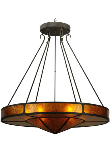 Timber Six Light Inverted Pendant in Oil Rubbed Bronze (57|129154)