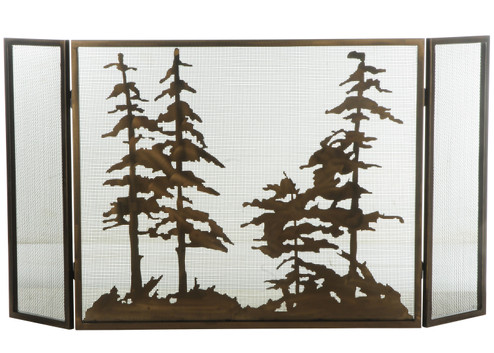 Tall Pines Fireplace Screen in Antique Copper (57|126060)