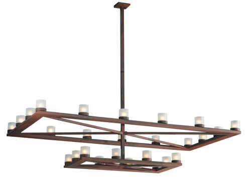 Stratum 26 Light Chandelier in Wrought Iron (57|121911)