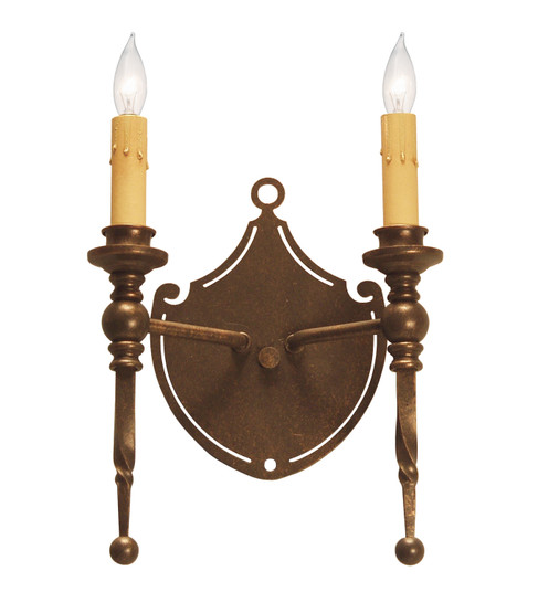 Malta Crest Two Light Wall Sconce (57|120642)