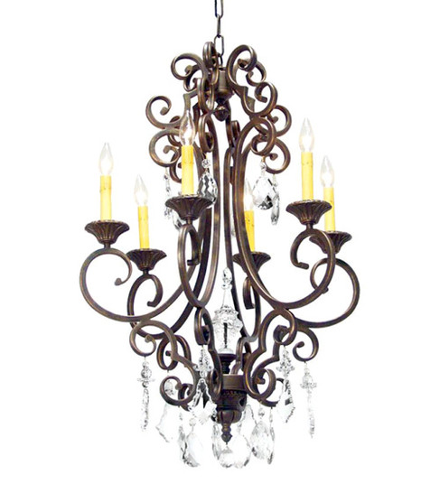 Aumberto Six Light Chandelier in Crystal (57|120268)