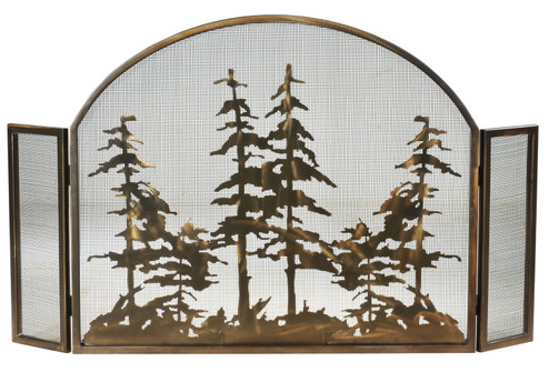 Tall Pines Fireplace Screen in Antique Copper (57|119082)