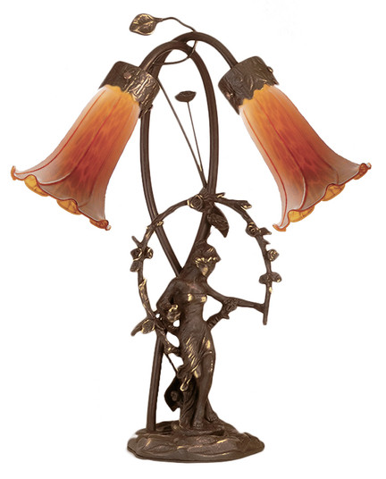 Amber Two Light Accent Lamp in Mahogany Bronze (57|11822)