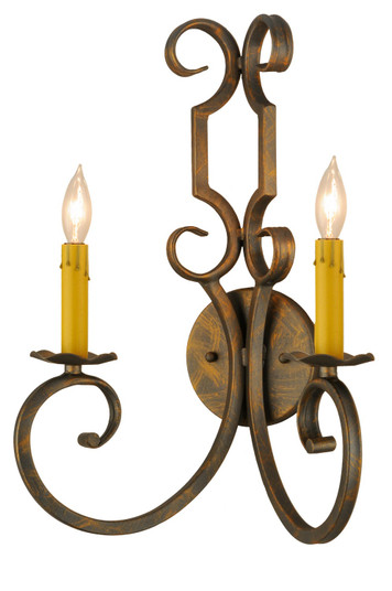 Carlo Two Light Wall Sconce in French Bronzed (57|117559)