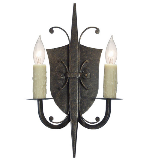 Shield Two Light Wall Sconce in Earth (57|115640)