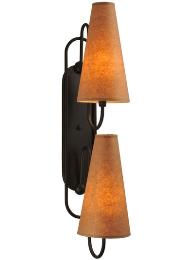 Clef Two Light Wall Sconce in Rust (57|114678)