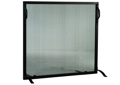 Prime Fireplace Screen in Black Metal (57|112364)