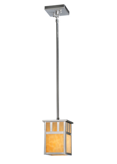 Double Bar Mission One Light Mini Pendant in Brushed Nickel (57|106392)