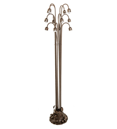 Pond Lily 12 Light Floor Base in Mahogany Bronze (57|10279)