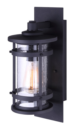 Duffy One Light Outdoor Lantern in Metal (387|IOL341BK)