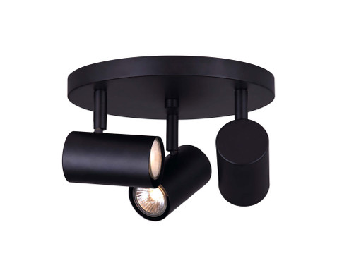 Marena Three Light Ceiling/Wall Mount in Black (387|ICW1022A03BK10)