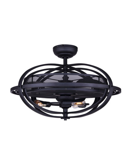 Cf24Cyr3Bk 24''Ceiling Fan in Matte Black (387|CF24CYR3BK)