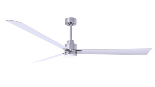 Alessandra 72''Ceiling Fan in Brushed Nickel (101|AKLK-BN-MWH-72)