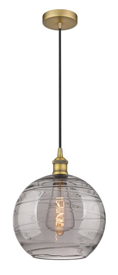 Edison One Light Mini Pendant in Brushed Brass (405|616-1P-BB-G1213-12SM)