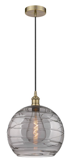 Edison One Light Pendant in Antique Brass (405|616-1P-AB-G1213-14SM)