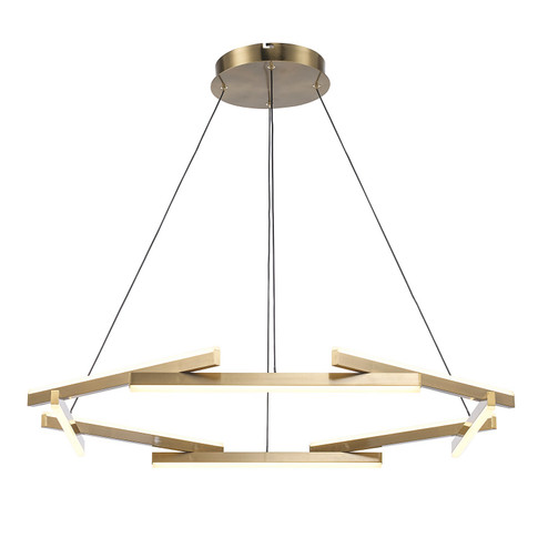 Celestia LED Chandelier in Antique Gold (110|MDN-1566 AG)