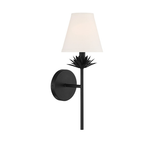 One Light Wall Sconce in Matte Black (446|M90077MBK)