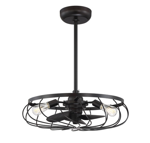 Moutd Three Light Fan D'lier in Oil Rubbed Bronze (446|M2008ORB)