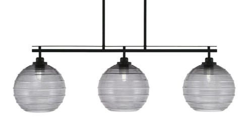 Odyssey Three Light Island Pendant in Matte Black (200|2636-MB-5122)