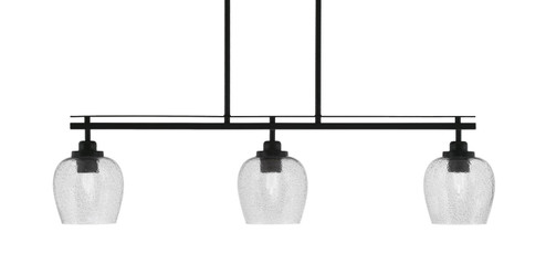 Odyssey Three Light Island Pendant in Matte Black (200|2636-MB-4812)