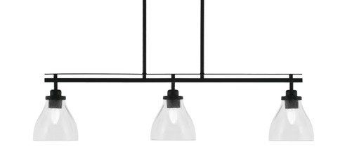 Odyssey Three Light Island Pendant in Matte Black (200|2636-MB-4760)