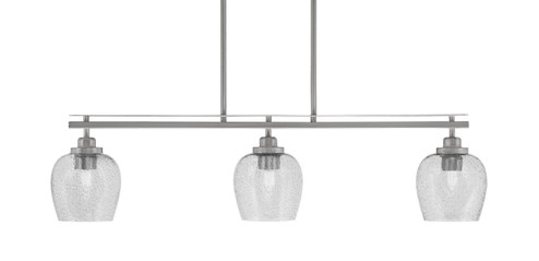 Odyssey Three Light Island Pendant in Brushed Nickel (200|2636-BN-4812)