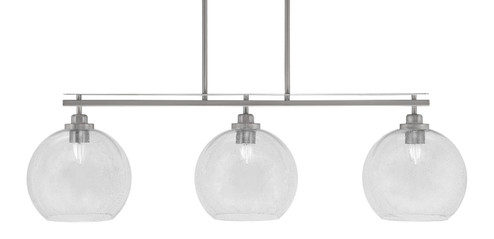 Odyssey Three Light Island Pendant in Brushed Nickel (200|2636-BN-4350)