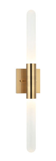 Aydin Two Light Wall Sconce in Aged Gold Brass (423|W65802AG)