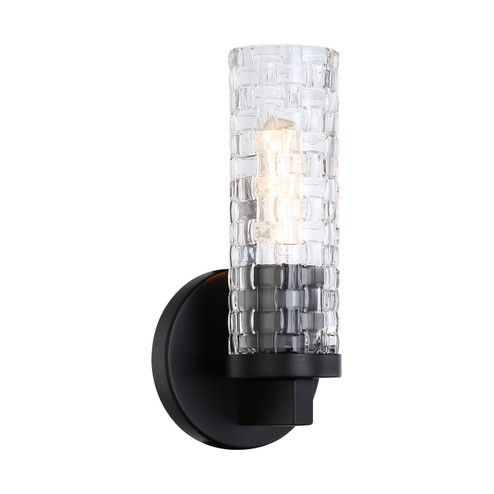 Weaver One Light Wall Sconce in Black (423|W32101BK)