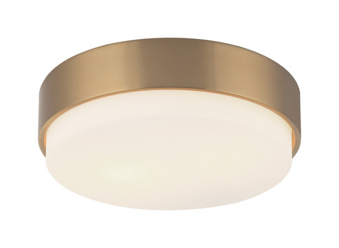 Quintz Two Light Ceiling Mount in Aged Gold Brass (423|M13202AG)