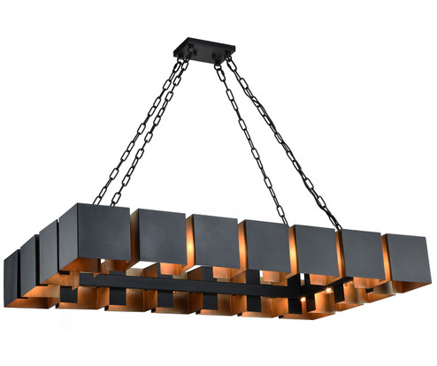 Mattone 18 Light Chandelier in Matte Black (423|C59318MB)