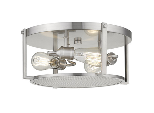 Halcyon Three Light Flush Mount in Brushed Nickel (224|723F15-BN)