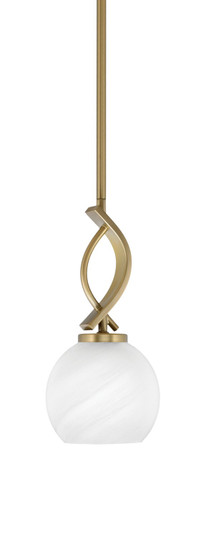 Cavella One Light Mini Pendant in New Age Brass (200|3901-NAB-4101)