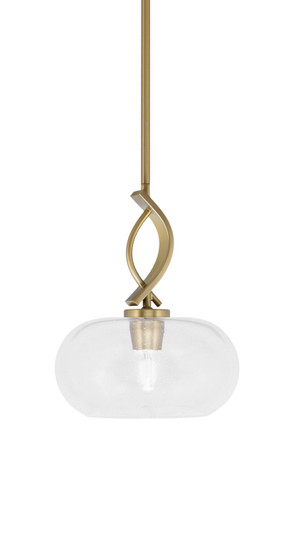 Cavella One Light Mini Pendant in New Age Brass (200|3901-NAB-204)