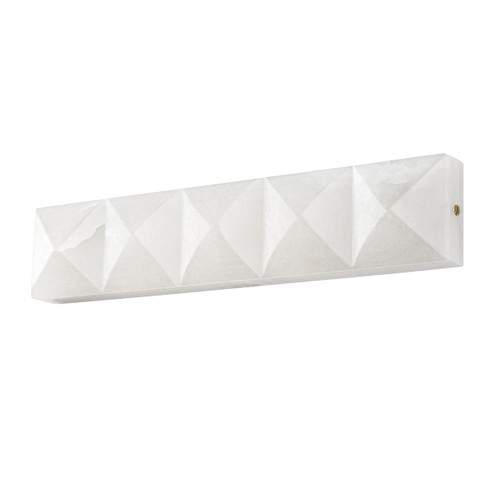 Gypsum LED Wall Sconce in Vintage Brass (68|469-24-VB)
