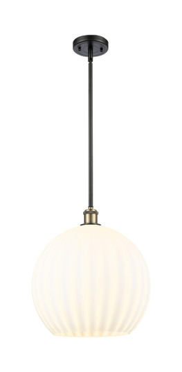 Ballston LED Pendant in Black Antique Brass (405|516-1S-BAB-G1217-14WV)