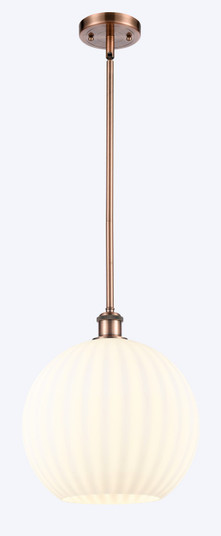 Ballston LED Mini Pendant in Antique Copper (405|516-1S-AC-G1217-12WV)