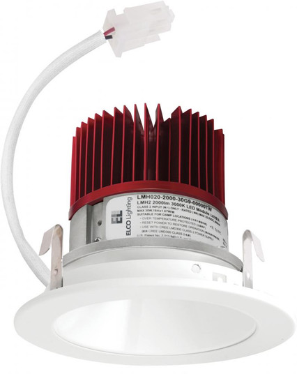 4'' Wht Rflctr Engin 1600Lm 50K G2 in All White (507|E410C1650W2)