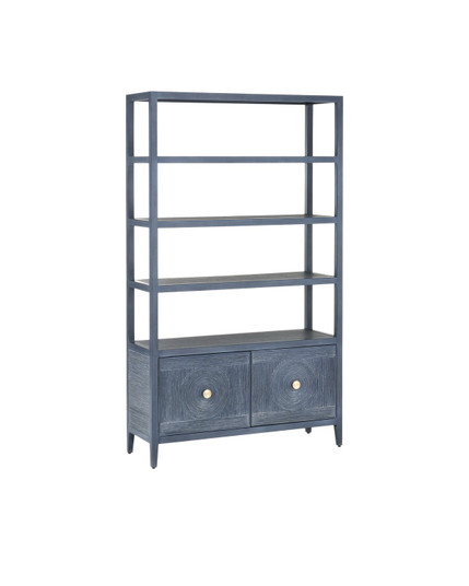 Santos Etagere in Vintage Navy/Brushed Brass (142|3000-0265)